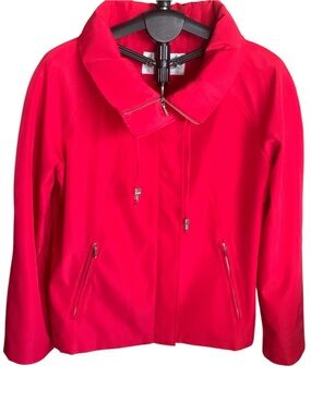 Women’s Bright Pink Zip-Front Jacket